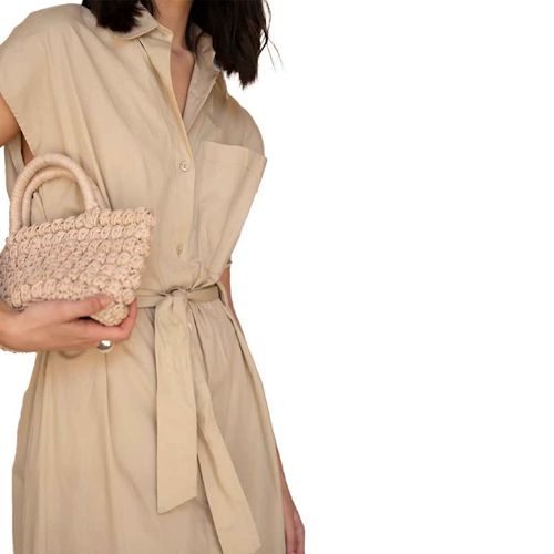 Vestido Emarola & Co beige para dama 73913