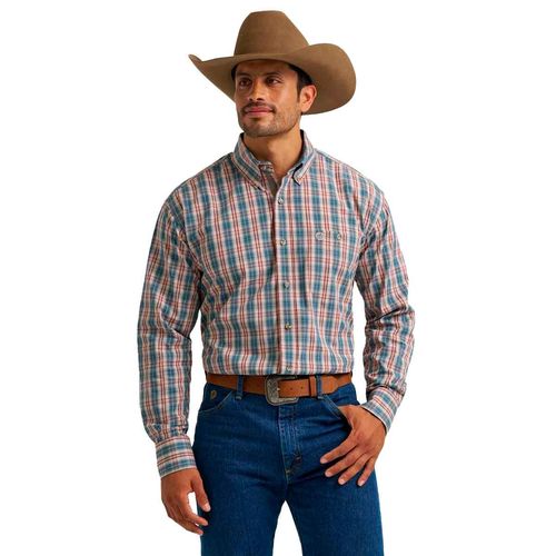 Camisa Wrangler gris para caballero 112374188