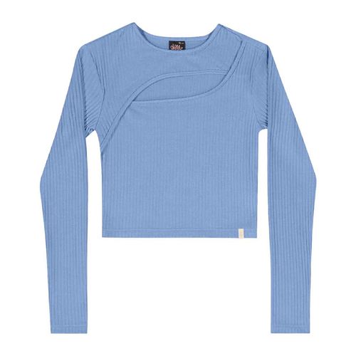 Blusa Gloss azul para jovencita 31934