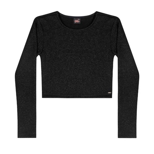Blusa Gloss negro para jovencita 31902