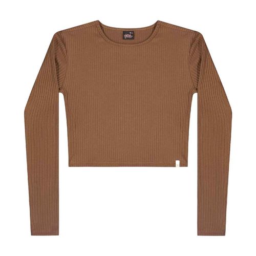 Blusa Gloss café para jovencita 31930