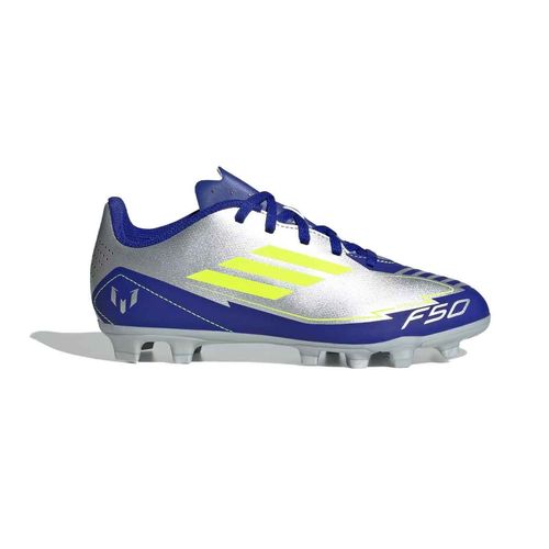 Zapato de fútbol Adidas plateado para joven IH0926