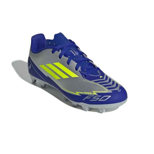Zapato de fútbol Adidas plateado para joven IH0926