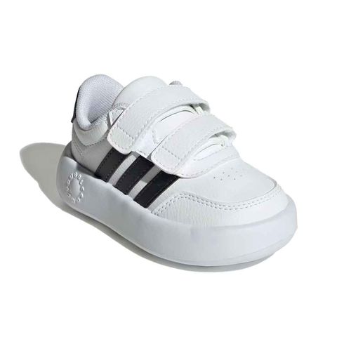 Tenis casual Adidas blanco para niño JS3680