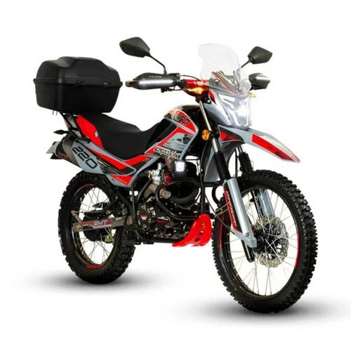 Motocicleta doble propósito Vento gris crossmac 220 CC 2026