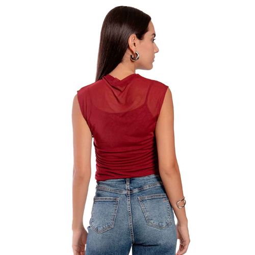 Blusa Balam tinto para dama BB0217