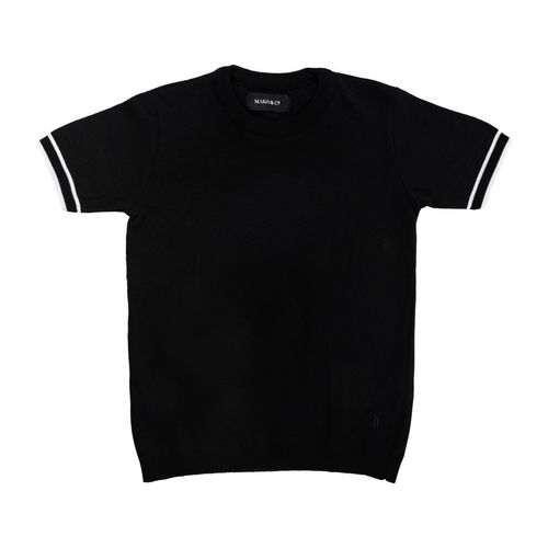 Playera Mako & Co negro para caballero MKHC0027