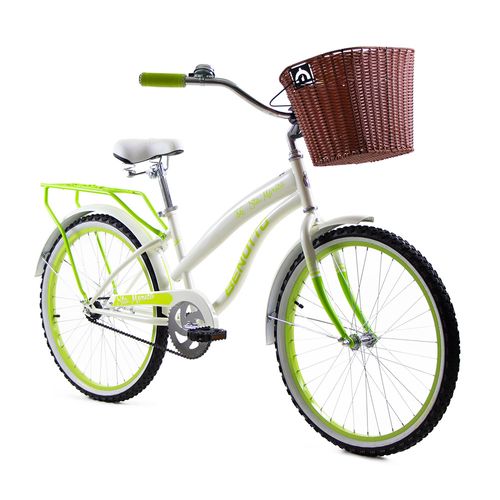 Bicicleta Benotto City STA. MONICA R24 Acero 1V. Crema