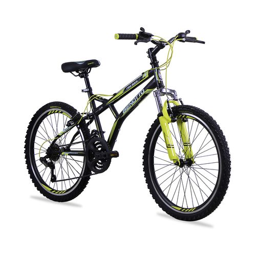 Bicicleta Benotto Montaña FIRE BACK R24 Acero 21V. Negro