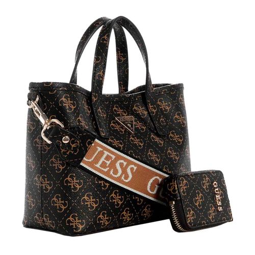 Bolso mini tote bag Guess para dama café sq869175-bnl