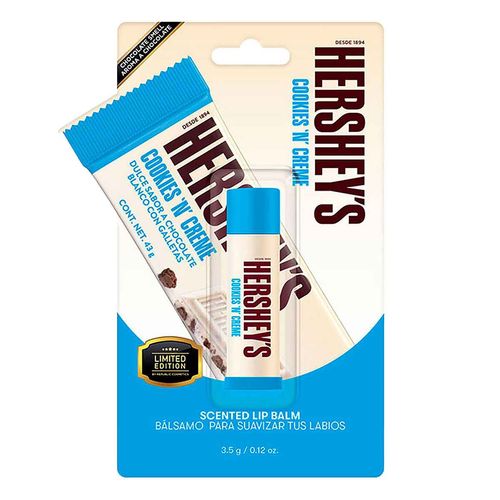 Bálsamo labial Hersheys cookies & cream blanco hlc.01