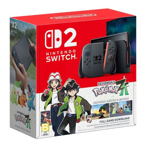 Consola Nintendo Switch 2 256 gb + pokemon legends za negro bmeskb6nb