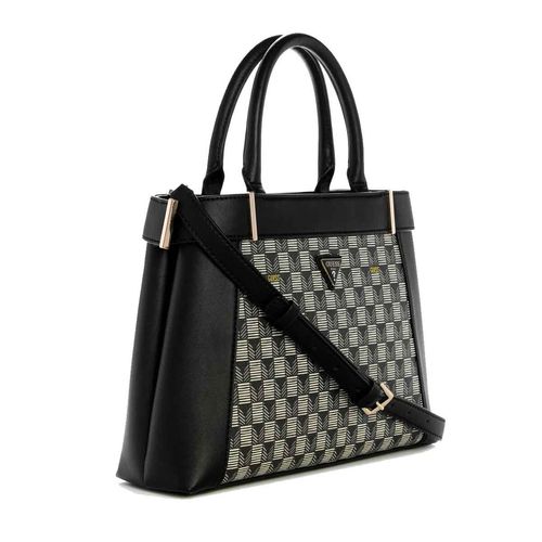 Bolso satchel Guess para dama negro jt868106-blo
