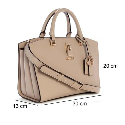 Bolso satchel Guess para dama café vg965506-sit