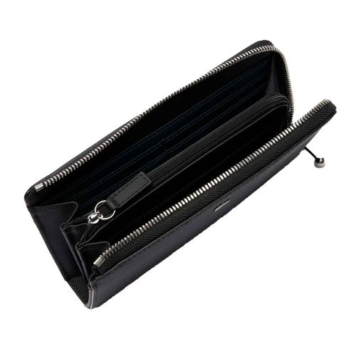 Cartera casual Lacoste para dama negro nf4765dz