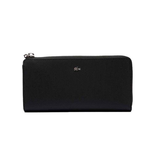 Cartera casual Lacoste para dama negro nf4765dz