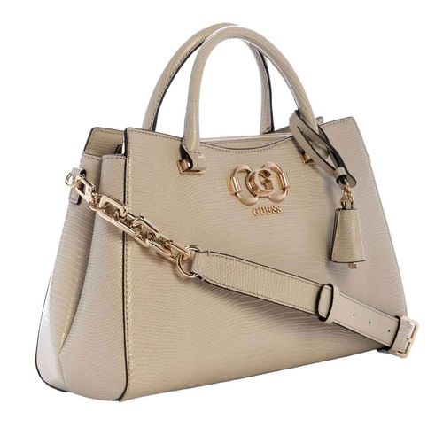 Bolso satchel Guess para dama café kg962406-tau