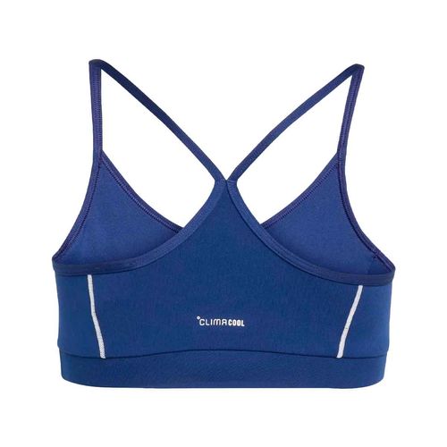 Top deportivo Adidas azul para niña JW8659