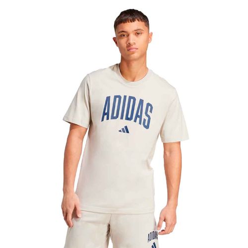 Playera deportiva Adidas beige para caballero JM6415