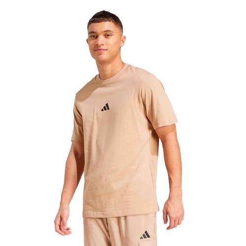 Playera deportiva Adidas beige para caballero JX5657