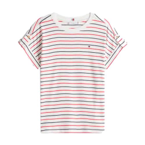 Playera Tommy Hilfiger beige para dama WW0WW46884