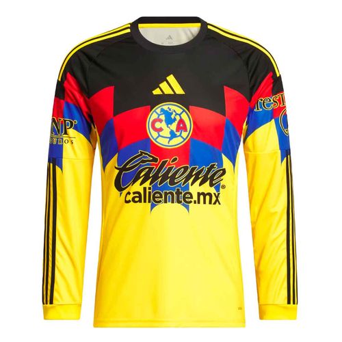 Jersey Adidas amarillo equipo América para caballero JN8636