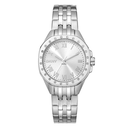 Reloj Dkny plateado para dama DK1L013M0045