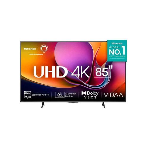 Pantalla Hisense 85p 4K Uhd negro 85a65nv
