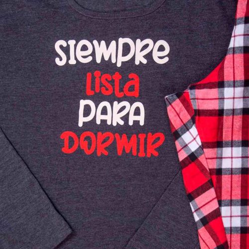 Pijama Twins negro para dama JMI0322