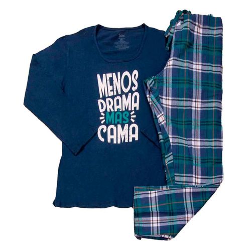 Pijama Twins azul para dama JMI0327