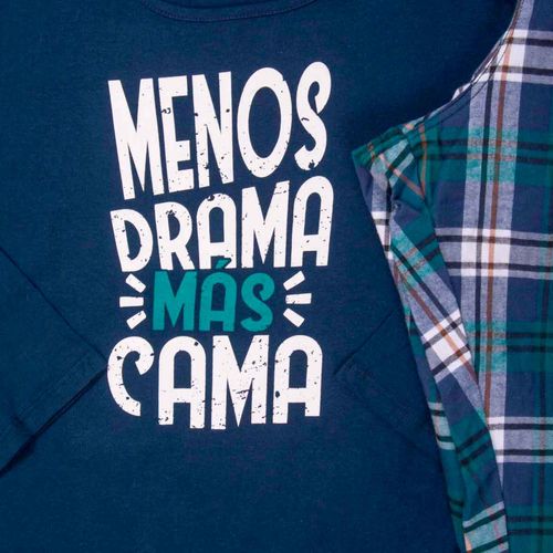 Pijama Twins azul para dama JMI0327