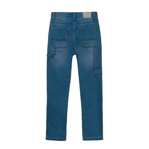 Pantalón de mezclilla Nuku Tavake azul para joven 7558
