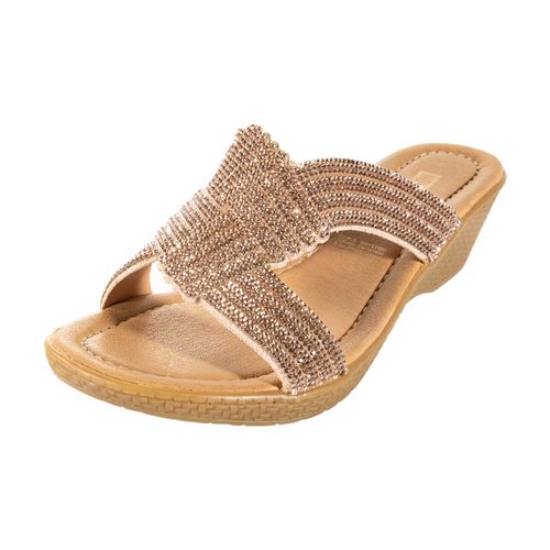 Sandalia de piso Now Or Never para dama rosa 4072