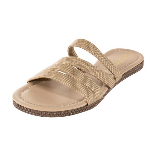 Sandalia de piso Now Or Never para dama beige 4095