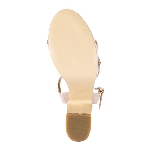 Zapatilla de fiesta  Now Or Never para dama beige 4027