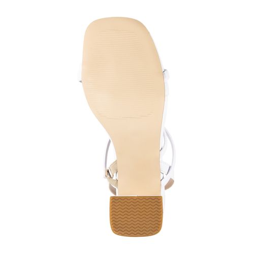 Sandalia casual Now Or Never para dama blanco 1004