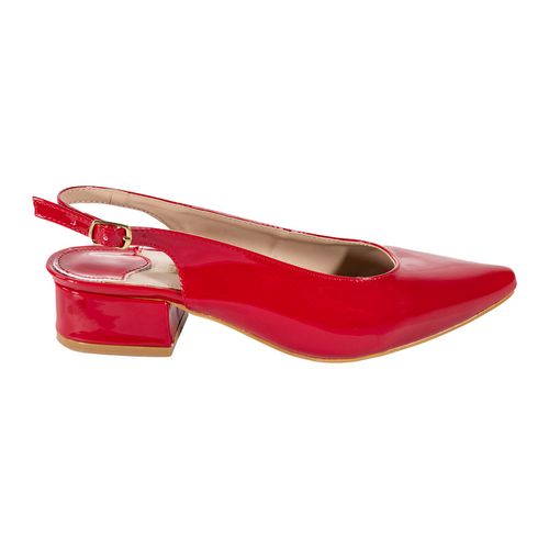 Zapato casual Now Or Never para dama rojo 9