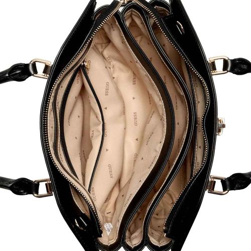 Bolso satchel Guess para dama negro vg965506-bla
