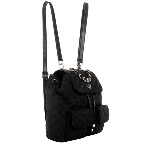 Bolso backpack Guess para dama negro yq967333-bla