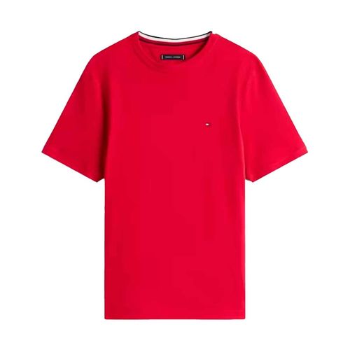 Playera Tommy Hilfiger rojo para caballero MW0MW41498-XLD