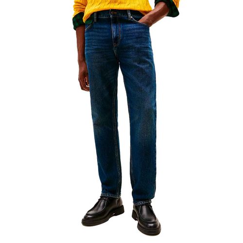 Pantalón de mezclilla Tommy Hilfiger azul para caballero MW0MW40363-1BN