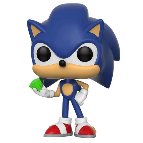 Funko Pop sonic con esmeralda azul 20147