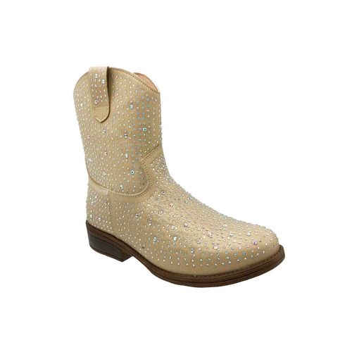 Bota vaquera Tropicana dorado para niña TR990012ST