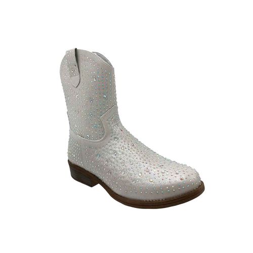 Bota vaquera Tropicana plateado para niña TR990012ST