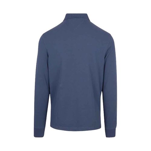 Playera tipo polo Tommy Hilfiger azul para caballero MW0MW20183-DBZ