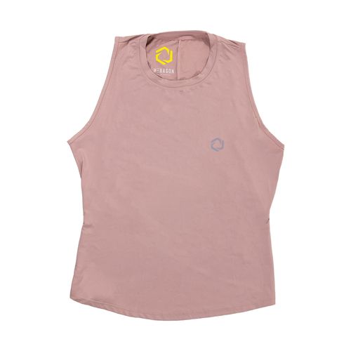 Playera deportiva Hexagon rosa para dama AOSPD530