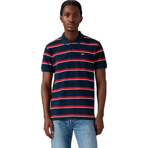 Playera tipo polo Levis azul para caballero 35883-0326