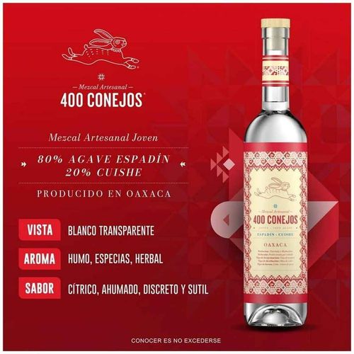 Mezcal 400 Conejos espadin-cuishe 7