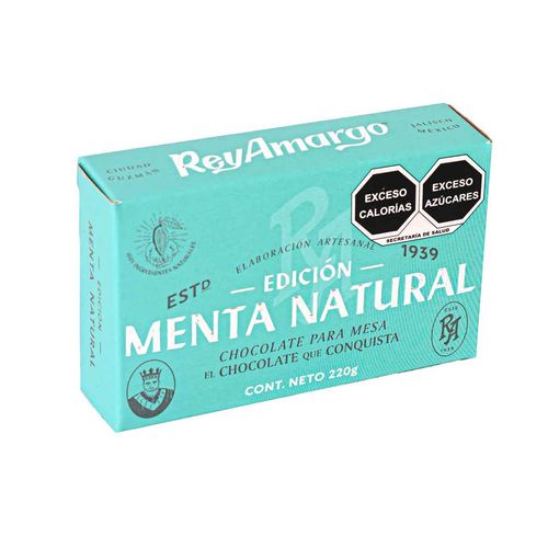Chocolate Rey Amargo menta raedme220