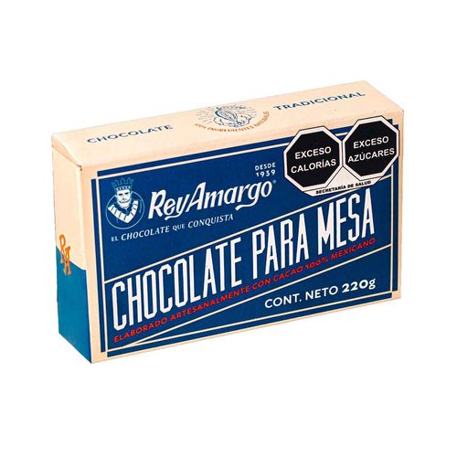 Chocolate Rey Amargo tradicional  ratrta220